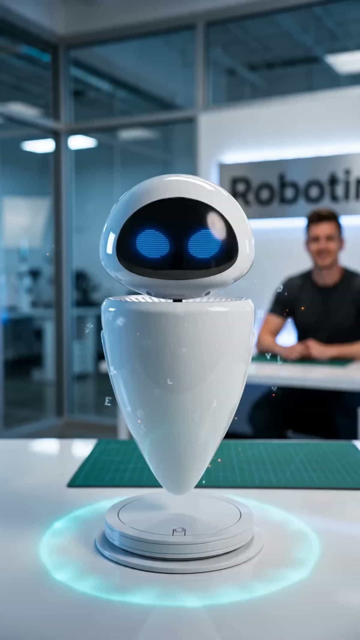 Desktop AI Companion Robot — Talks Back in 30+ Languages, Expressive Face | Robo Kits