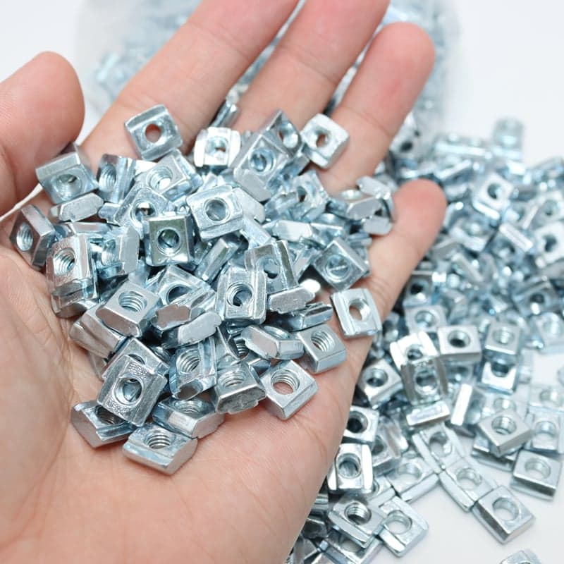 100p/ T Block Square Nut - view 1