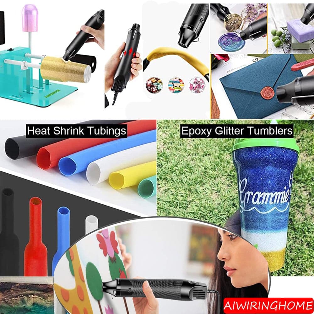 300W Electrical Mini Heat Gun Handheld Hot Air - view 1