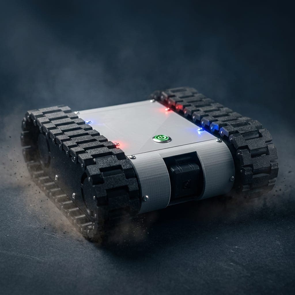Crawler One — Tracked Tank Robot with AI Camera & Remote Control | Robo Kits - video