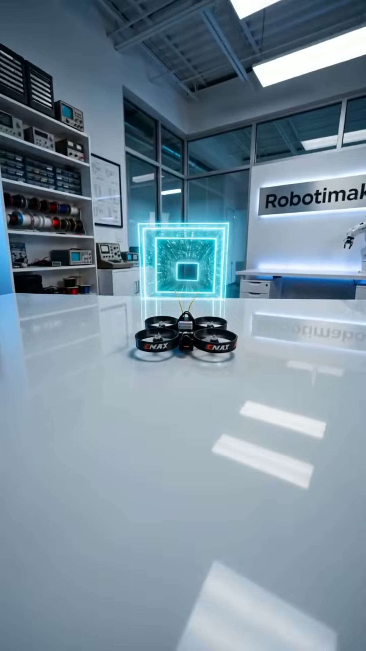 Autonomous Ducted FPV Drone — HD Live Camera, Low-Latency Remote Control | Robo Kids - view 4