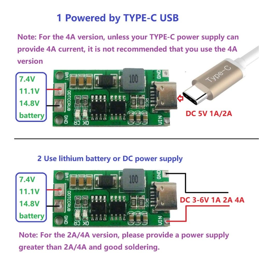 Type C BMS 2S 3S 4S 1A 2A 4A - view 1