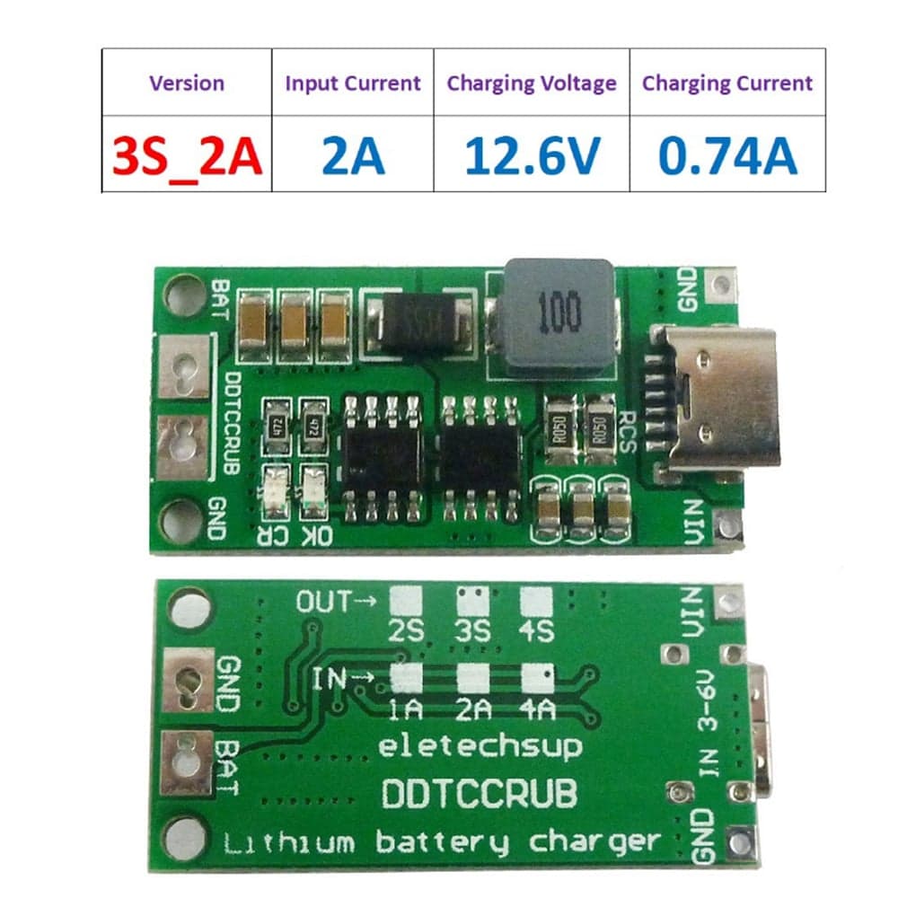 Type C BMS 2S 3S 4S 1A 2A 4A - view 2
